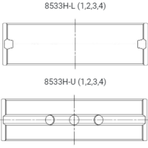 acl main bearing shell toy g16e gts yaris gr std.