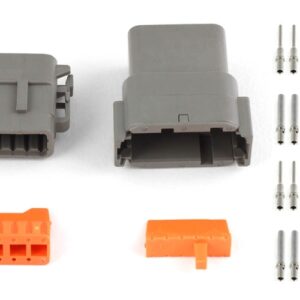 haltech plug & pins only set of deutsch dtm 12 conn (7.5 amp