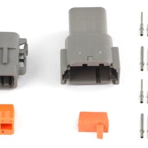 haltech plug & pins only set of deutsch dtm 8 conn (7.5 amp)