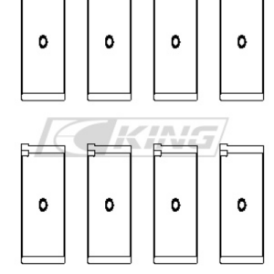 king conrod bearing shell audi abb, abm, adp, pp, rn