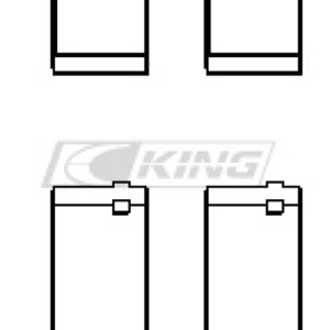 king conrod bearing shell bmw n20/n26b20 n54/n55b30 (2 pairs