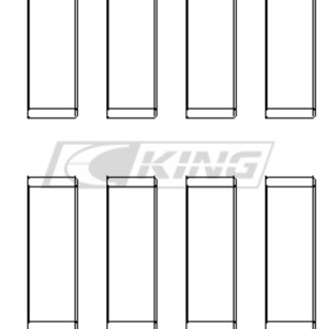 king conrod bearing shell ford zetec s/ecoboost1.6