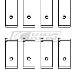 king conrod bearing shell honda b16a, d16a/b/w/y/z, b18a1/b1