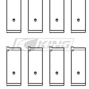 king conrod bearing shell honda b20b4, b20z2, d16, zc, 16v