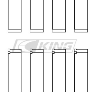 king conrod bearing shell honda k series (except a3)