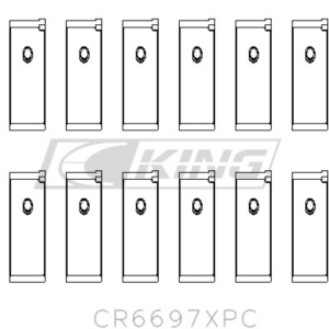 king conrod bearing shell nissan rb25det, rb26dett