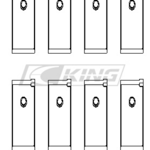 king conrod bearing shell nissan sr20de