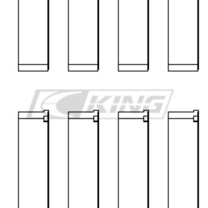 king conrod bearing shell subaru fa20, toyota 4u gse