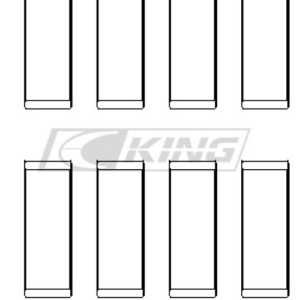king conrod bearing shell vag 2.0l tfsi ea888