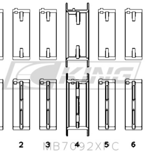 king main bearing shell nissan rb26dett