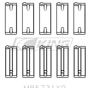 king main bearing shell suzuki g13a, g13b, g13ba, g13bb