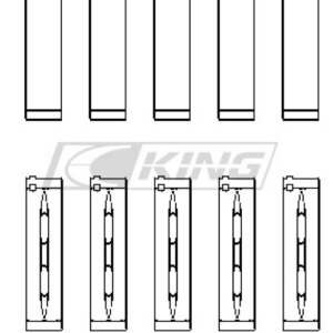 king main bearing shell vag 2.0l tfsi ea888 (gen 2 only)