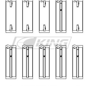 king main bearing shell vag abl, ady, ahh, aks
