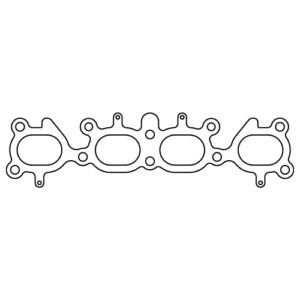 mazda fs de '91 '03 exhaust .030" mls 2.045" x 1.375" port