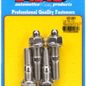 1/2" ss hex bellhousing to trans stud kit