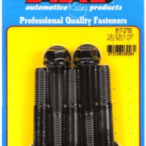 arp 1/2" 13 x 2.750 hex black oxide bolts (5pcs)