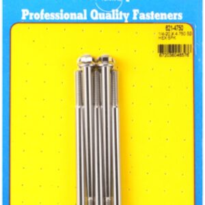 arp 1/4 20 x 4.750 hex ss bolts