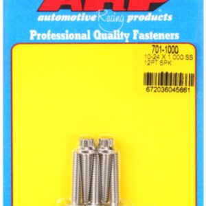 arp 10 24 x 1.000 12pt ss bolts