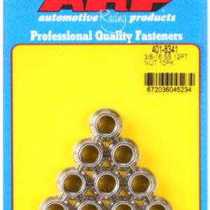 arp 3/8 16 ss 12pt nut kit
