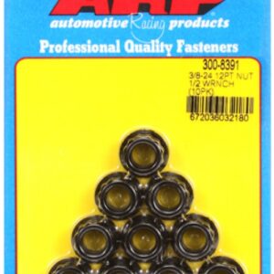 arp "3/8"" 24. 1/2"" socket 12pt nut kit" (10pcs)