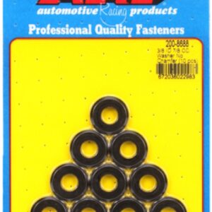 arp "3/8"id 7/8"od .150"th (radiused) black washers" (10pcs