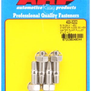 arp 5/16 24x1.450 starter nose ss hex wp pulley stud kit