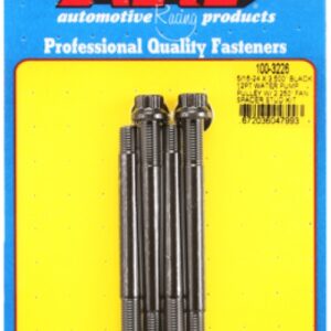 arp 5/16 24x3.500 black 12pt wp pully w/2.250" fan spcr stud