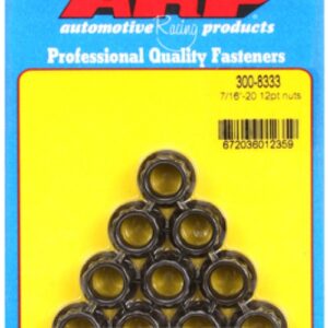 arp "7/16"" 20 12pt nut kit" (10 pcs)