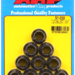 arp 7/16 20 12pt nut kit .475"height (10pcs)