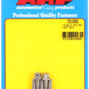 arp bolt 10 32 x 0.500" ss 12pt 5 pcs.