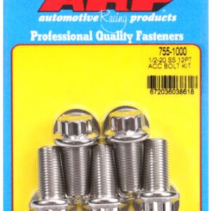 arp bolt kit 1/2 20 x 1.000 ss 12pt