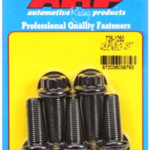 arp bolt kit 1/2 20 x 1.250 black oxide 12pt