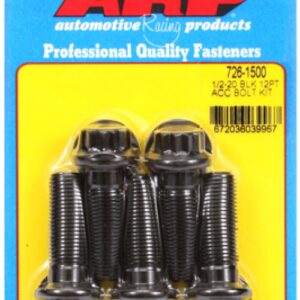 arp bolt kit 1/2 20 x 1.500 black oxide 12pt