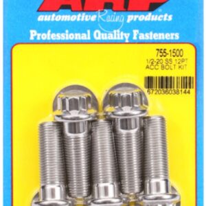 arp bolt kit 1/2 20 x 1.500 ss 12pt