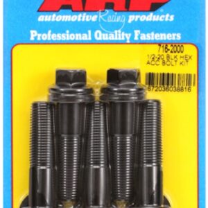 arp bolt kit 1/2 20 x 2.000 black oxide hex