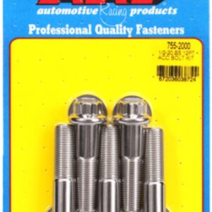 arp bolt kit 1/2 20 x 2.000 ss 12pt