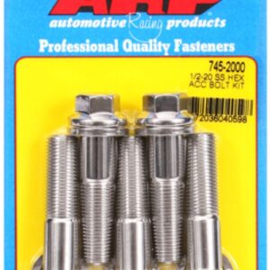 arp bolt kit 1/2 20 x 2.000 ss hex