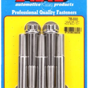 arp bolt kit 1/2 20 x 3.000 ss 12pt