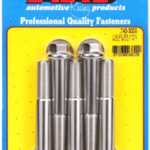 arp bolt kit 1/2 20 x 3.000 ss hex