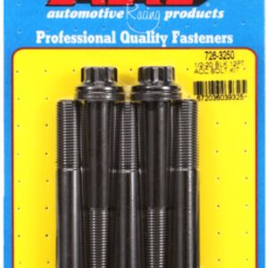 arp bolt kit 1/2 20 x 3.250 black oxide 12pt