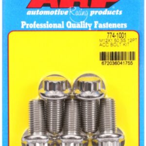 arp bolt kit m12 x 1.50 x 25 ss 12pt