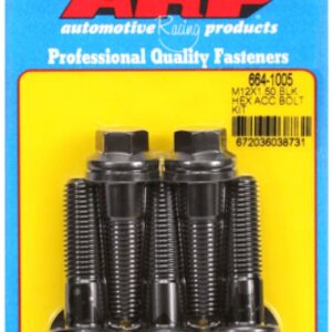 arp bolt kit m12 x 1.50 x 45 black oxide hex