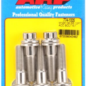 arp bolt kit m12 x 1.50 x 45 ss 12pt