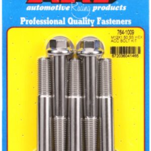 arp bolt kit m12 x 1.50 x 80 ss hex