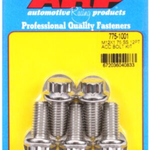 arp bolt kit m12 x 1.75 x 25 ss 12pt