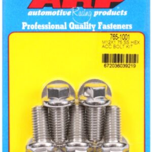 arp bolt kit m12 x 1.75 x 25 ss hex