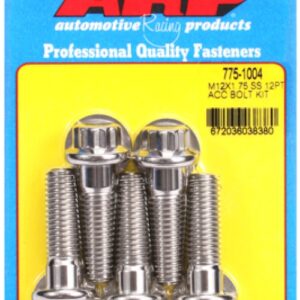 arp bolt kit m12 x 1.75 x 40 ss 12pt