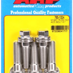 arp bolt kit m12 x 1.75 x 40 ss hex