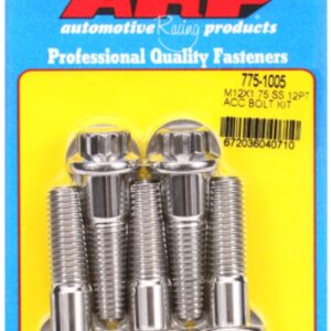 arp bolt kit m12 x 1.75 x 45 ss 12pt