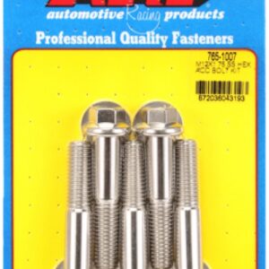 arp bolt kit m12 x 1.75 x 60 ss hex